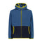 CMP Boy’s Full Zipper Hooded Fleece Jacket - Colour Block 32H1384