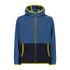 CMP Boy’s Full Zipper Hooded Fleece Jacket - Colour Block 32H1384