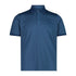 CMP Long Sleeved Jersey Polo Shirt Petroleum Blue 32T5247