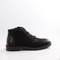 Bugatti Nubuck Zip and Lace Ankle Boot 331-AO933 - Black