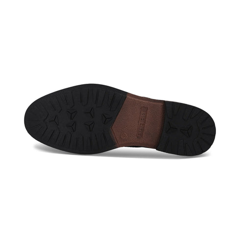 Bugatti Laced Leather Zip Boot 331-AYR31 - Dark Brown
