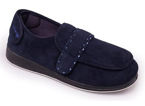 Padders Enfold 427 Women's Wide-Fit Slippers – Easy-Access with Memory Foam Comfort