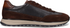 Bugatti Mens Premium Leather Contrast Lace Up Trainer - 6111 Dark Brown SKU 332AWC031410