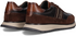 Bugatti Mens Premium Leather Contrast Lace Up Trainer - 6111 Dark Brown SKU 332AWC031410
