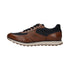 Bugatti Cirino Men's Cognac Hand Finished Two-Tone Leather Sneakers 335-A021P-4169-6341