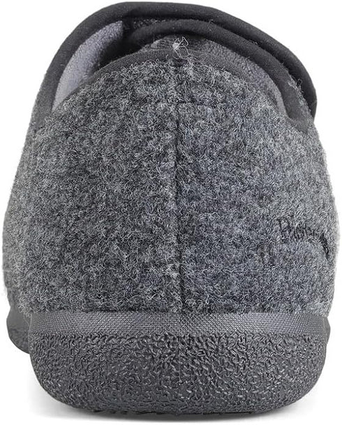 Padders Norman 3495/1256 Women's Extra Wide Open-Toe Slippers - Memory Foam Comfort