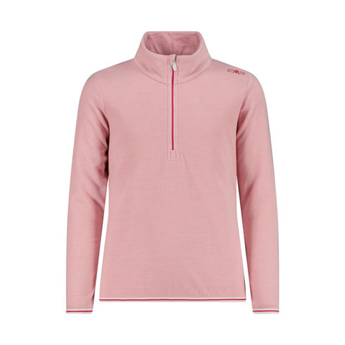 CMP Girl's Melange Second-Layer Turtle Neck Fleece 34G4785