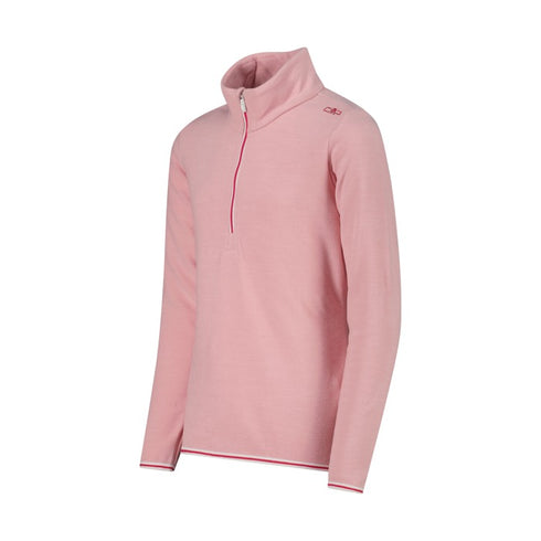 CMP Girl's Melange Second-Layer Turtle Neck Fleece 34G4785