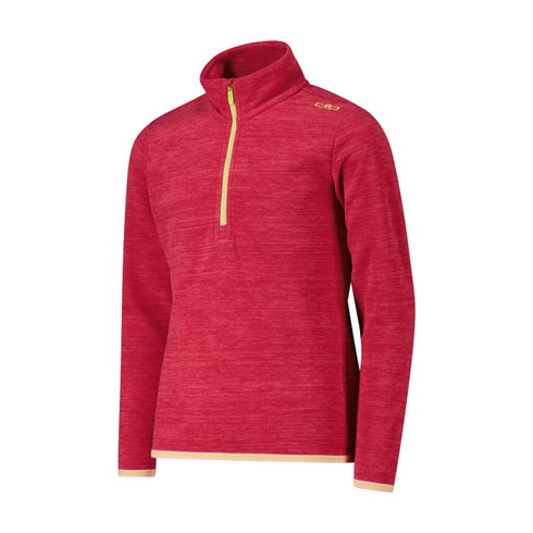 CMP Girl's Melange Second-Layer Turtle Neck Fleece 34G4785