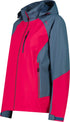 CMP Womens Waterproof Zip Hood Outdoor Jacket Magenta 34Z5166-B807