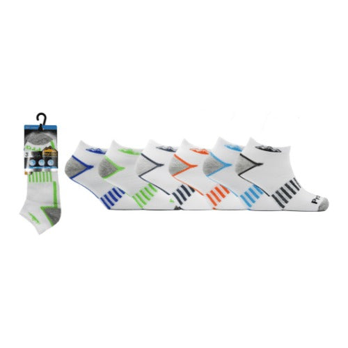 ProHike 3534 Mens 3-Pack Cotton Blend Stripe Trainer Socks