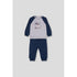 Street Monkey Boys' 2-Piece Outfit - Navy & Grey Snow Adventure Bear 354021