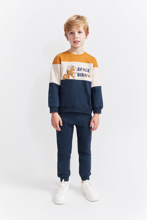 Street Monkey Boys' 2-Piece Sports Outfit - Space Dino 354063
