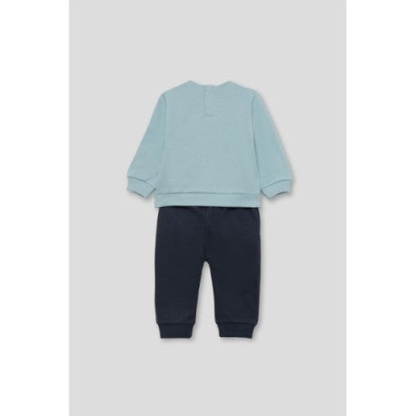 Street Monkey Boys' 2-Piece Outfit - Blue Panda Top & Navy Joggers 354073