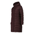CMP Womens Long Down Coat 35K3676 C595 - Black Berry
