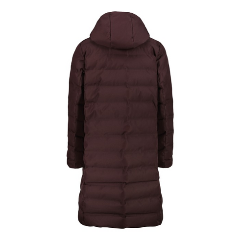 CMP Womens Long Down Coat 35K3676 C595 - Black Berry