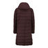 CMP Womens Long Down Coat 35K3676 C595 - Black Berry