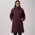 CMP Womens Long Down Coat 35K3676 C595 - Black Berry