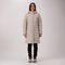 CMP Womens Long Down Coat 35K3676 P220 - Kaki Cream