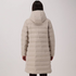 CMP Womens Long Down Coat 35K3676 P220 - Kaki Cream