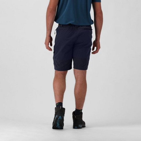 CMP Mens Black Blue Technical Stretch Dry Function Multi Pocket Hiking Shorts 35T5357