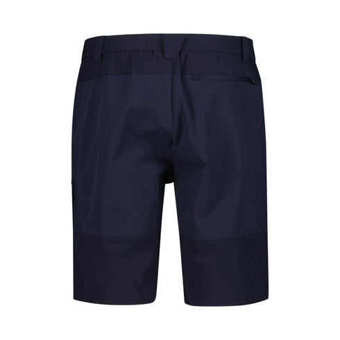 CMP Mens Black Blue Technical Stretch Dry Function Multi Pocket Hiking Shorts 35T5357