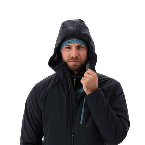 CMP Men’s Waterproof HighLoft Jacket with Hood & Taped Seams 35Z2817