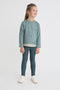 Street Monkey | Girls Star-Print Sweatshirt and Leggings 2 Piece Set 363023 - Green