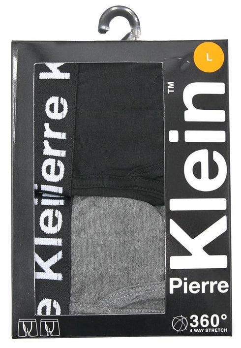 Pierre Klein Men's 2 Pack (4 Pairs) Boxer Shorts 3690 - Gift Box Set