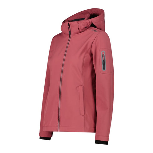 CMP Women's Lightweight Softshell Jacket with Detachable Hood 39A5006