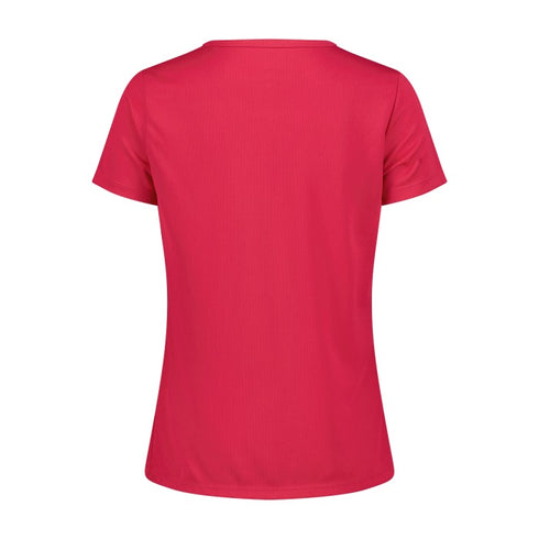 CMP Womens Technical Short Sleeve Pique T Shirt Magenta 39T5676