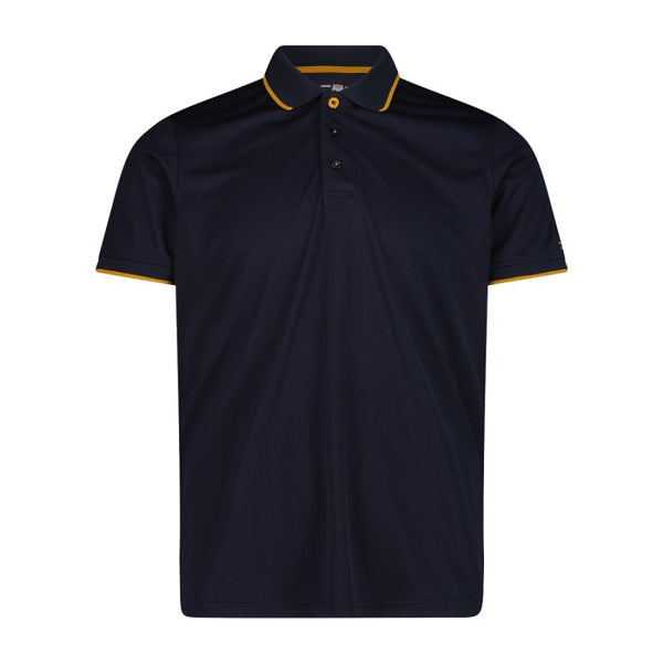 CMP Mens Blue Curcuma Technical Alpine Dry Function Polo Shirt 39T5807