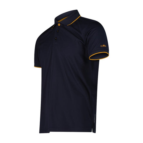 CMP Mens Blue Curcuma Technical Alpine Dry Function Polo Shirt 39T5807