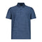 CMP Mens Black Blue Melange Technical Stretch Dry Function Polo Shirt 39T5817
