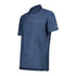 CMP Mens Black Blue Melange Technical Stretch Dry Function Polo Shirt 39T5817