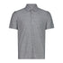 CMP Mens Melange Stretch Jersey Polo Shirt Grafite Melange 39T5817