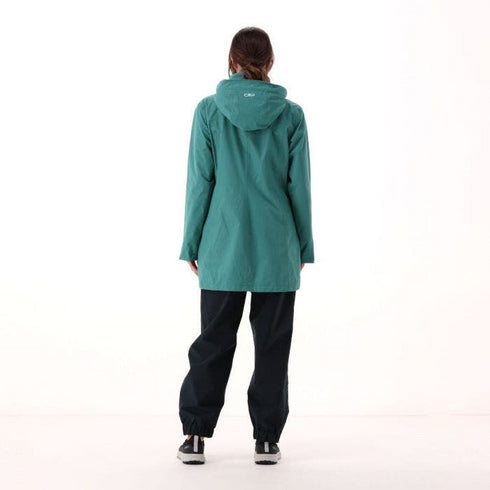 CMP 39X6646 Women's long waterproof jacket in Ripstop