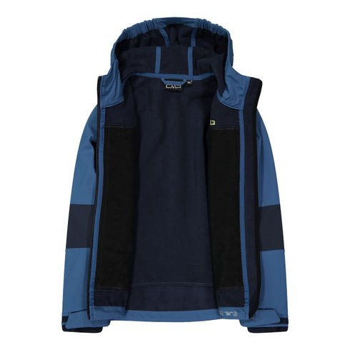 CMP Boys softshell Hooded fleece jacket 3A00094