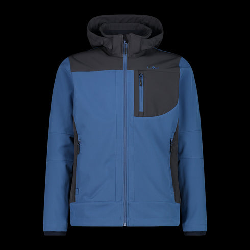 CMP Mens Softshell Waterproof Jacket with Detachable Hood 3A01787N