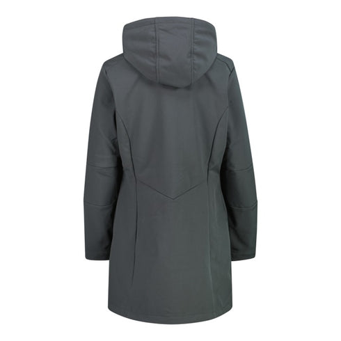 CMP Clima Protect Longline Softshell Coat 3A08326 F902 - Jungle Green