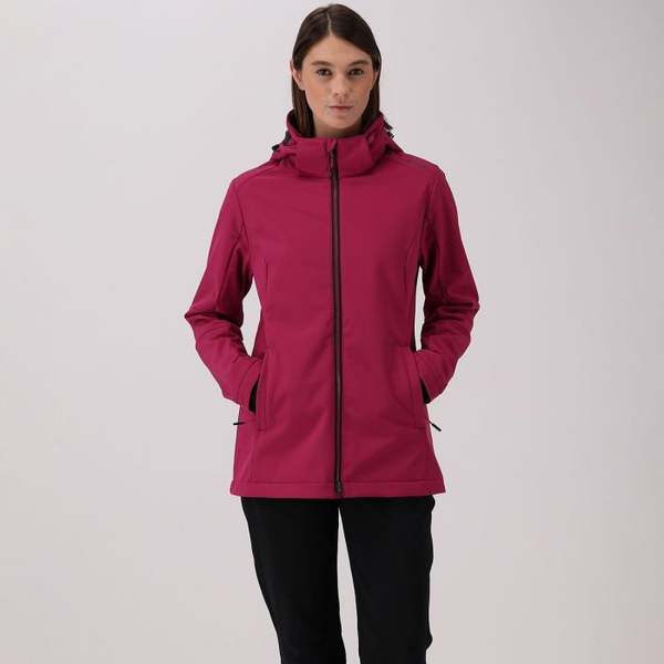 CMP Clima Protect Comfort-Fit Softshell Jacket 3A22226 C489 - Amaranto Pink