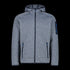 CMP Men's mélange Knit-Tech hooded heavy fleece 3H60847N