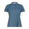 CMP Womens Space Blue Technical Breathable Dry Function Outdoor Polo Shirt 3T59676