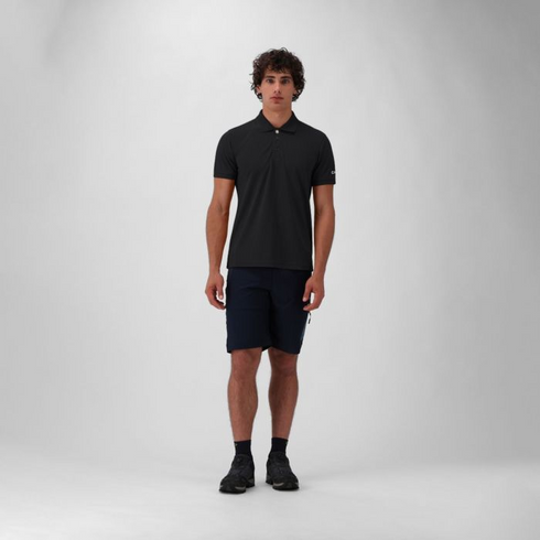 CMP Mens Black Cement Technical Dry Function Outdoor Polo Shirt 3T60077