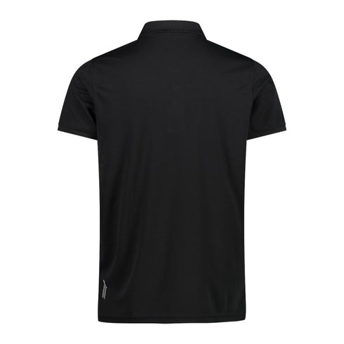 CMP Mens Black Cement Technical Dry Function Outdoor Polo Shirt 3T60077