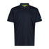 CMP Mens Blue Lime Green Technical Dry Function Outdoor Polo Shirt 3T60077