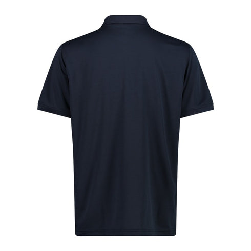 CMP Mens Blue Lime Green Technical Dry Function Outdoor Polo Shirt 3T60077