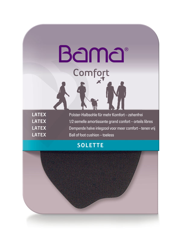 BAMA – Comfort Solette Toeless Latex 1/2 Foam Insole