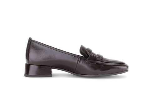 Gabor Textured Leather Slip-On Shoe 4002.01.002 - Mocca Brown