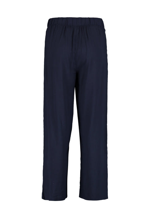 Hailys Women’s Ci44ra Navy Culottes – 100% EcoVero Viscose 3/4 Length Trousers – WAL-1908009-2
